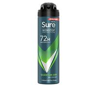 Sure Men Quantum Dry Nonstop Protection MotionSense Lot de 6 déodorants en spray anti-transpirant Protection 72h contre la transpiration et les odeurs 150 ml