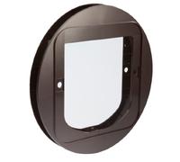 Sure PetCare | Adaptateur de Montage pour Grande chatière à Puce électronique SureFlap Compatible avec la chatière DualScan SureFlap, pour Portes et fenêtres en Verre, Marron