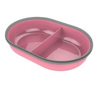 Sure PetCare | Bol Double SureFeed, Compatible avec Le Distributeur de Nourriture à Puce électronique avec Couvercle hermétique Sure Petcare SureFeed, Garde Les Aliments humides et secs Frais, Rose