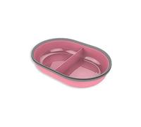 Sure PetCare | Bol Double SureFeed, Compatible avec Le Distributeur de Nourriture à Puce électronique avec Couvercle hermétique Sure Petcare SureFeed, Garde Les Aliments humides et secs Frais, Rose