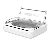 SUREFEED Distributeur de nourriture automatique pour chat anti-odeur - Blanc (Livré avec un bol simple)