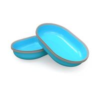 SUREFEED Bol simple - Lot de 2 (bleu)