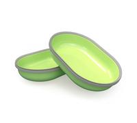 Sure Petcare SureFeed Lot de 2 gamelles avec joint intégré Compatible avec les mangeoires SureFeed Microchip Fonctionne pour les aliments secs et humides pour garder les aliments frais Vert
