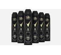 Sure Sport Cool Lot de 6 déodorants en aérosol 48h contre la transpiration et les odeurs Technologie MotionSense 250 ml