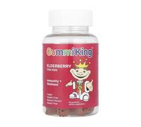 Sureau noir, citron et framboise GummiKing (60 bonbons gélifiés)