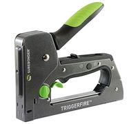 Surebonder TRIGGERFIRE Pistolet agrafeur robuste à couronne étroite avec mode déclencheur - Tapisserie, bricolage, bois - Utilise des agrafes de type Surebonder #4 ou Arrow T50 - Outil uniquement