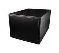 SUREBOX Boîte verrouillable - Bambou - 12 litres - Smart Lock - Application TTLock - Premium Smart Secure Home Storage (Noir)