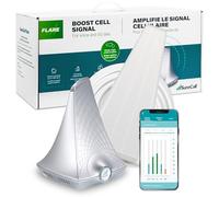 SureCall Amplificateur de signal à cellules Flare 3.0 pour la maison et le bureau jusqu'à 3 500 m², booste 5G/4G LTE, antenne extérieure Yagi, multi-utilisateurs, Verizon AT&T Sprint T-Mobile, approuvé FCC, entreprise américaine