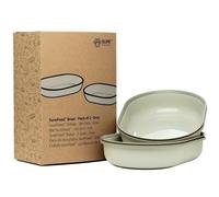 Sure Petcare SureFeed Lot de 2 Bols avec Joint intégré, compatibles avec la mangeoire à Puce SureFeed Microchip pour Animaux domestiques, Fonctionne pour Les Aliments humides et secs, Gris