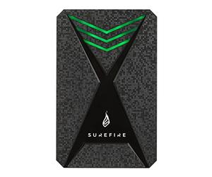 Surefire 2.5 Gaming Hard Drive I 2 TB I Noir I Disque Dur Externe I Adaptateur USB-C I Windows & MacOSx I Éclairage LED RGB I Jusqu'à 140MB/s I PC & PlayStation & Xbox I Powered by Verbatim