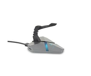 SureFire Axis Souris Gaming Bungee Hub - 3 Port USB 3.2 GEN 1 - Passe-câble Gaming - Bungee de Souris Flexible RGB - Lecteur microSD - pour PC & Notebook - USB Gaming Hub I Powered by Verbatim