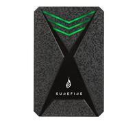 Surefire Disque Dur Gaming 2,5" I 1 to I Noir I Disque Dur Externe HDD I Adaptateur USB-C I Windows & MacOSx I éclairage LED RGB I Vitesse de Lecture jusqu'à 140Mo/s I PC & PlayStation & Xbox