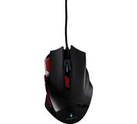 Surefire Souris gaming Eagle Claw USB optique 9 boutons RVB 3200 DPI Noir/Rouge