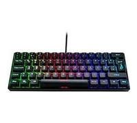 Surefire Gaming KingPin M1 filaire, USB Clavier de gaming espagnol, QWERTY noir éclairé, touches multimédia G