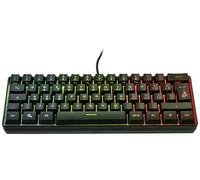 Surefire Gaming KingPin X1 filaire, USB Clavier de gaming italien, QWERTY noir éclairé, touches multimédia
