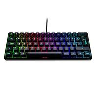 Surefire Kingpin M1 Clavier de Jeu mécanique Nordique à 60%, Clavier de Jeu Petit et Mobile, Clavier RVB avec éclairage, Touches 100% Anti-ghosting, Disposition scandinave QWERTY