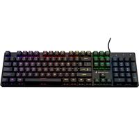 Surefire Kingpin M2 Clavier de Jeu mécanique Anglais, Clavier multimédia de Jeu Complet, Clavier RVB avec éclairage, Touches 100% Anti-ghosting, Disposition Anglaise QWERTY