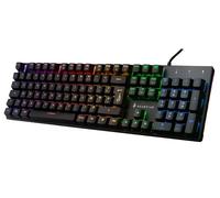 Surefire Gaming KingPin M2 filaire, USB Clavier de gaming français, AZERTY noir éclairé, touches