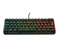 Surefire Gaming KingPin X1 filaire, USB Clavier de gaming éclairé, touches multimédia italien, QW