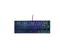 Surefire Kingpin X1 Clavier de Jeu 60% German, Clavier multimédia de Jeu Petit & Mobile, Clavier RVB avec éclairage, 25 Touches Anti-ghosting, Disposition Allemande QWERTZ