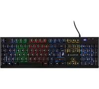 Surefire Gaming KingPin X2 filaire, USB Clavier de gaming éclairé, touches multimédia français,