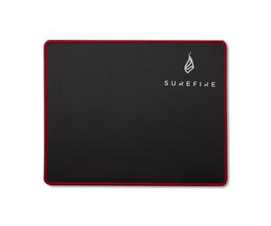SureFire Silent Flight 320 Tapis de souris de jeu Noir, Rouge