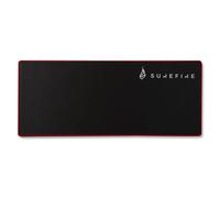 SureFire Silent Flight 680 Tapis de souris de jeu Noir, Rouge
