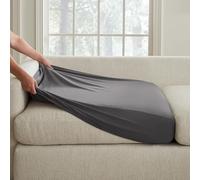 Surefit Hampstead - Housse de Coussin sectionnelle en Velours Extensible, Grande Housse de Coussin de canapé avec élastique en Bas pour Un Ajustement Parfait, Lavable en Machine, Housse de Coussin