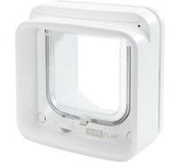 SUREFLAP Chatiere a Puce électronique Connecté 142 mm 120 mm Livré sans le Hub Blanc Blanc