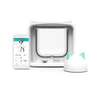 Sureflap Chatiere Connect A Puce Électronique + Hub - Idscfwtb1 - Blanc