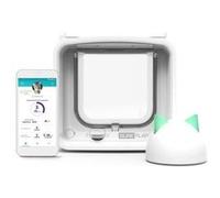 Sureflap Chatiere Connect A Puce Électronique + Hub - Idscfwtb1 - Blanc