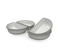 SureFlap Lot de 4 demi-bols SureFeed gris