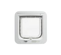 SureFlap - Sure PetCare - Chatière à Puce électronique SureFlap, Compatible avec Le médaillon d'identification par radiofréquence et avec Les puces électroniques, pour Portes, fenêtres et Murs, Blanc