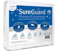 SureGuard Housse de Matelas Double XL (33 à 40,6 cm de Profondeur) - 100% imperméable, Anti-punaises de lit - Housse zippée à Six côtés de qualité supérieure