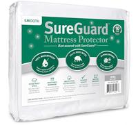 SureGuard Protège-Matelas pour très Grand lit - 100% imperméable et hypoallergénique - Housse ajustée en Coton de qualité supérieure - Lisse