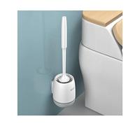 SUREK Doux Brosse de Toilette Moderne Poils en Silicone épurateur de Toilette Brosse de Cuvette de Toilette et Ensemble de Support pour Le Nettoyage de Stockage de Salle de Bain réutilisable