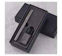 SUREK Ensemble de stylos à plume en métal, poids parfait, débit d'encre constant for la journalisation, la prise de notes, fournitures scolaires et de bureau(0.7mm Gift box)