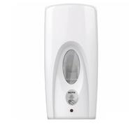 SUREK Facile Distributeur de Savon Mural avec capteur sans Contact, Pompe à Savon, Distributeur de Lotion en Plastique Blanc 500ml/17.5oz Utilisation Facile