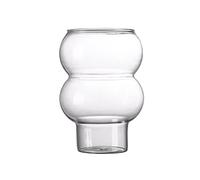 SUREK Magnifiquement Verres à vin créatifs Verres à Cocktail Ronds Transparents Tasses à thé sans Pied pour hôtel Bar à la Maison Personnaliser
