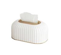 SUREK Mode Couvercle de boîte à mouchoirs en Plastique Porte-mouchoirs Simples Support décoratif Moderne Porte-Serviettes Multicolore pour comptoir de Salle de Bain réutilisable