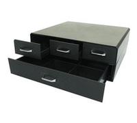 Surélévation pour moniteur MENDLER HWC-L99 avec 4 tiroirs et 15 compartiments 13x34x31cm G