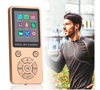 SURENHAP 1.8 pouces T1 Mini écran LCD MP4 Media Player Support 32G TF Card Ultra mince avec FM E-book Or