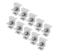 SURENHAP 10PCS Pince Panneau Solaire Montage Facile ALU Rail tuile Camping-car bateau