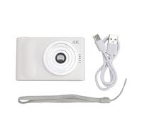 SURENHAP Appareil photo numérique Caméra numérique 4K 48MP HD 16x Zoom numérique Autofocus portable SLR photo appareil Blanc