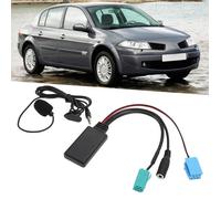 SURENHAP Bluetooth AUX IN Cable Adapter, Handsfree Microphone Replacement for Megane 2 Updatelist Radio