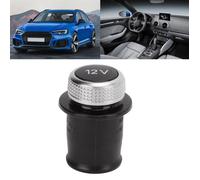 SURENHAP Cache allume-cigare Cache anti-poussière pour prise allume-cigare de voiture chromé 12 V 4H0919311 auto vehicule