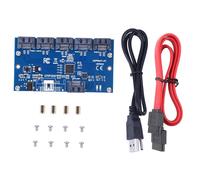 SURENHAP carte adaptateur sata Carte adaptateur Convertisseur SATA 1 à 5 ports (multiplicateur de port informatique rangement
