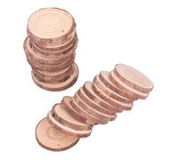 SURENHAP Coups de bois 30 PCS CHIPS WOOD DIY PURS NATUREL CRÉATION CRÉAGNE PEINTE bricolage coffret