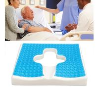 SURENHAP Coussin patient alité Coussin anti-escarres Respirez librement Matériau en fibre Ouverture en forme manutention elingue