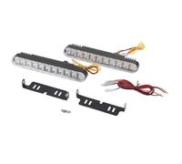 SURENHAP feux diurnes LED 2X 30 LED voiture 12V DC feux diurnes DRL conduite lumière du jour lampe clignotant auto phares